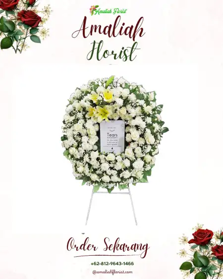 Krans Bunga Duka pahoman